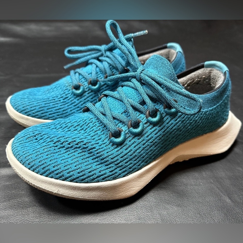 Allbirds Tree Dasher 2 TD2 Teal Turquoise Blue Running Sneakers Shoe-Womens 10